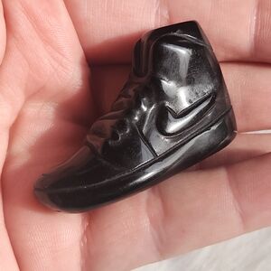 Black Obsidian Nike Jordan Shoes Crystal Polished